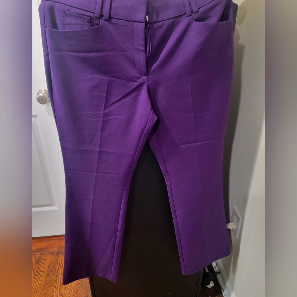 NY&Co Vibrant Purple Pants Size Large